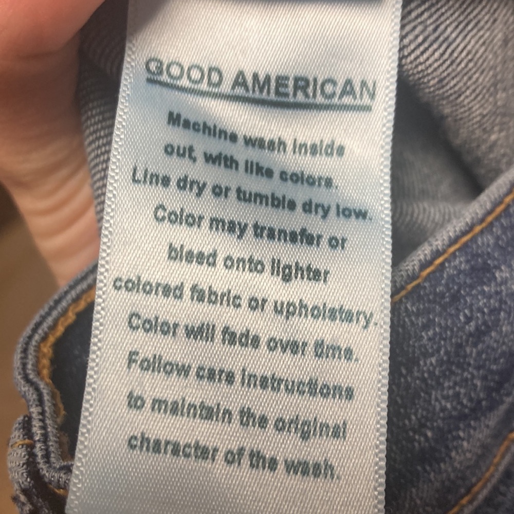 Good American Good Waist Zipper Detail Jeans - Picture 14 of 14